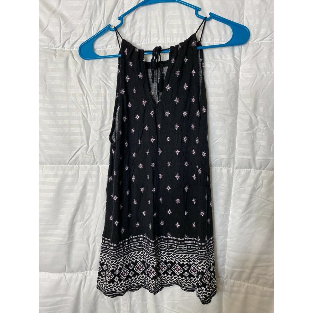 Boho Women’s Top Tank Hippie Festival Earthy Granola Floral Cottagecore XS 2/4